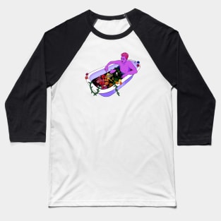 Taking a bubble bath Baseball T-Shirt